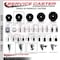 Service Caster 3.5'' Phenolic Swivel 1'' Expanding Stem Caster Set with Brake, 4PK SCC-EX20S3514-PHS-TLB-1-4 - alternate 4